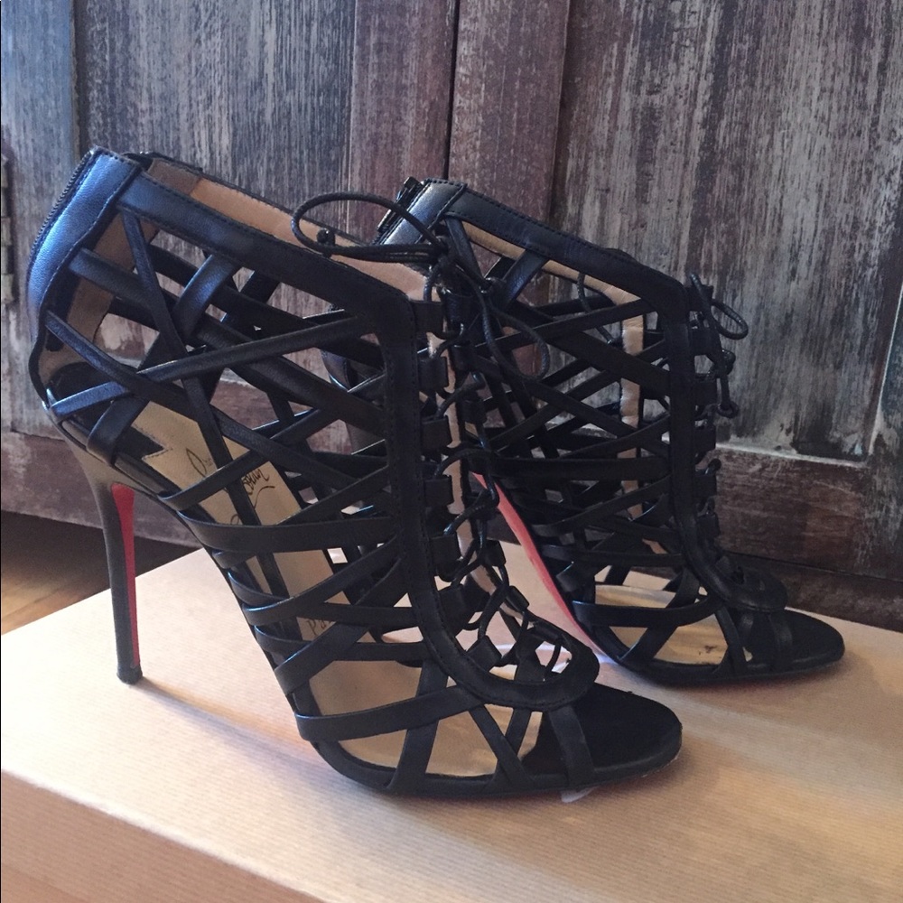 Louboutin Lawrence Anyway - Black - Size 36.5